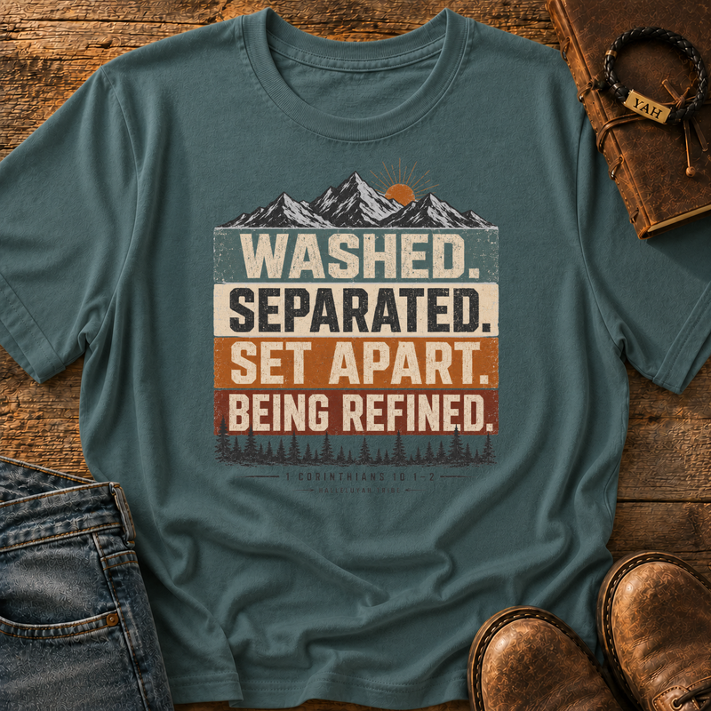 Washed Separated Set Apart Being Refined - 1 Corinthians 10: 1-2