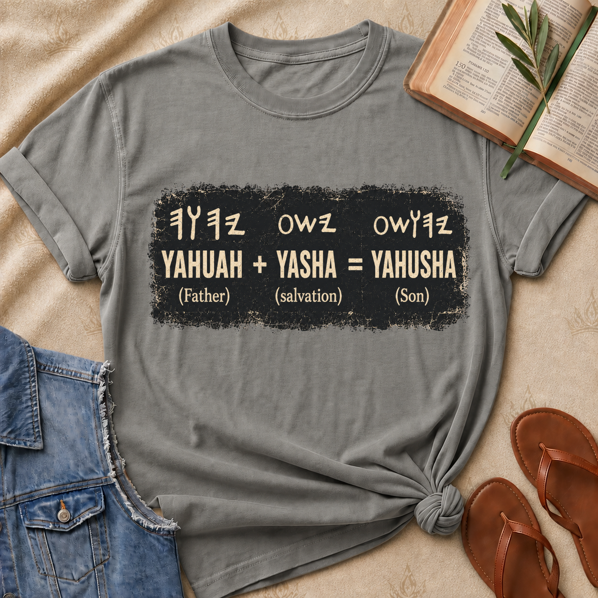 Yahuah + Yasha = Yahusha Design