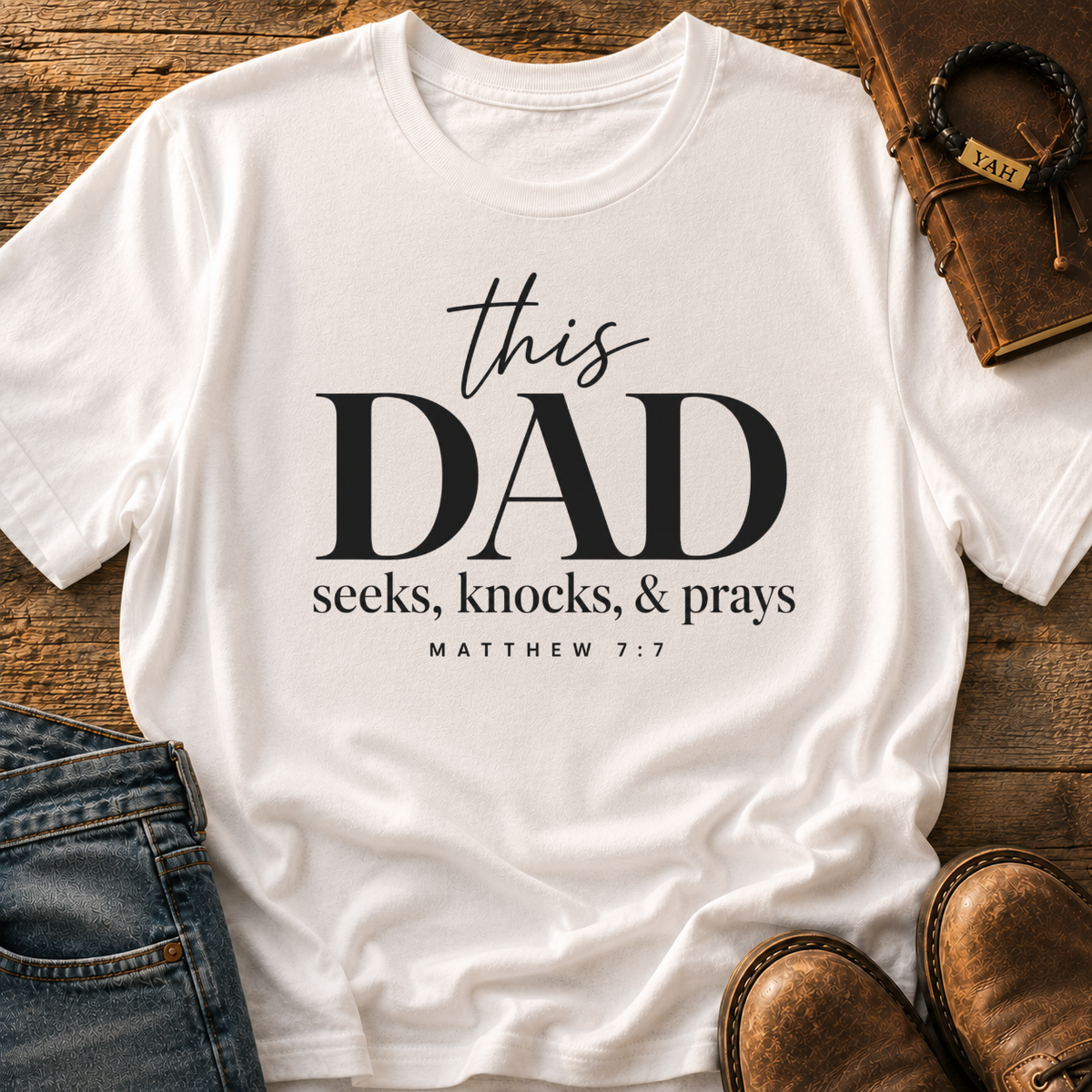 This Dad Seeks Knocks And Prays - Matthew 7:7