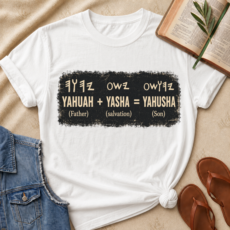 Yahuah + Yasha = Yahusha Design